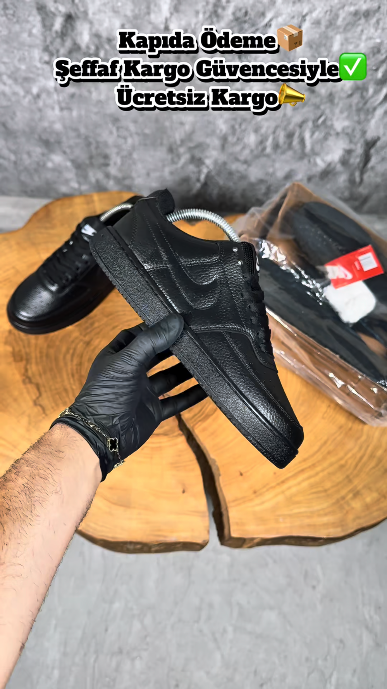 NIKE CORT SİYAH MODELİ KIŞLIK