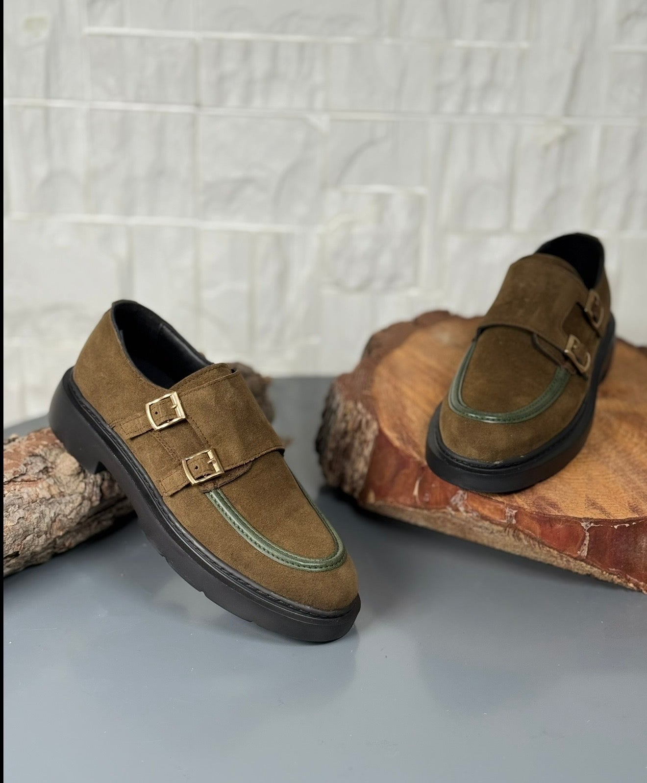 PRD haki yeşil Süet tokalı CASUAL Model
