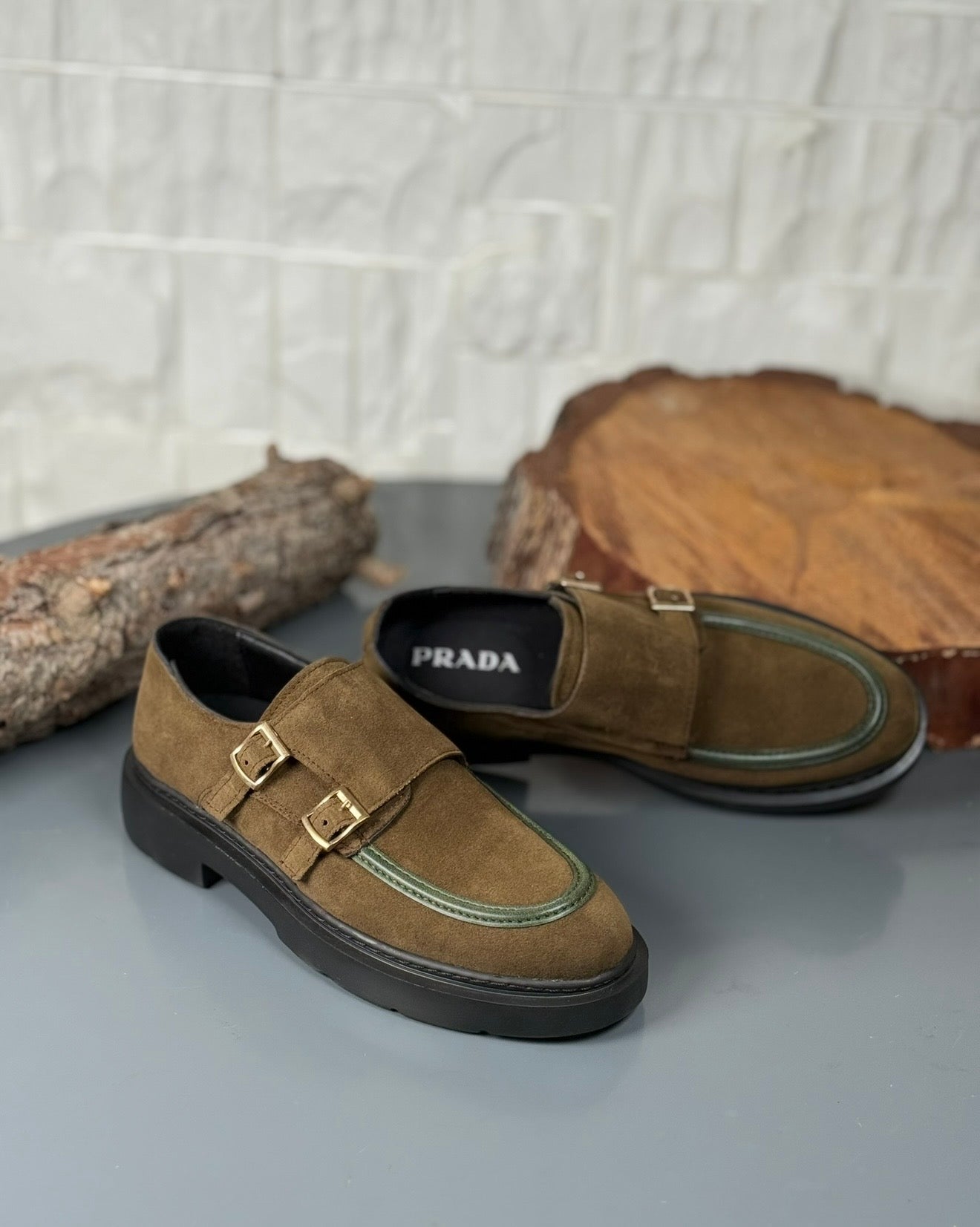 PRD haki yeşil Süet tokalı CASUAL Model