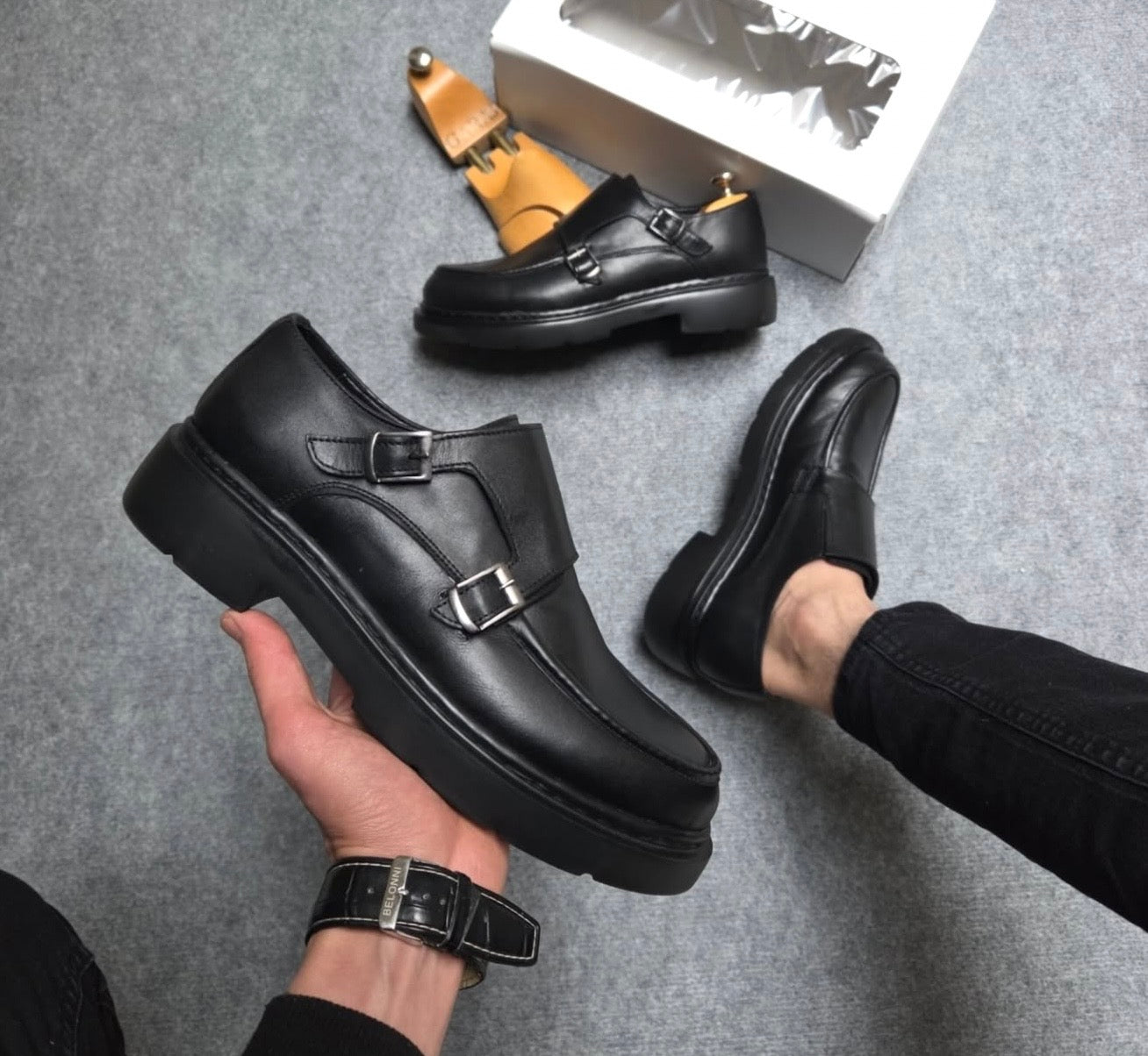 YENİ SEZON ÇİFT TOKA MODEL SİYAH MAT