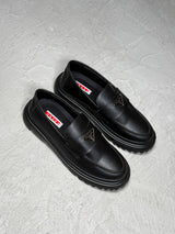 PRADA CASUAL SİYAH MAT DERİ İTHAL MODEL