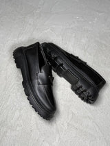 PRADA CASUAL SİYAH MAT DERİ İTHAL MODEL